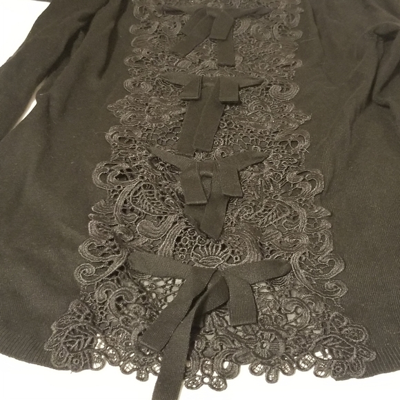 💋WHBM Black Sweater Size SX - Picture 5 of 7